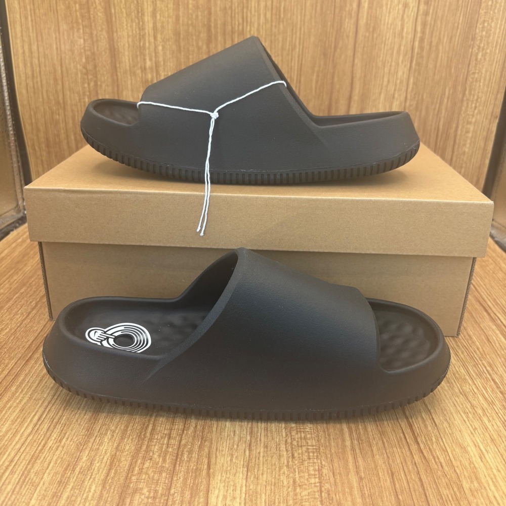 NEW Nike Calm Slide 2.0 Womens Size 9 Black IB7561-001 Foam Sandals - Picture 2 of 6